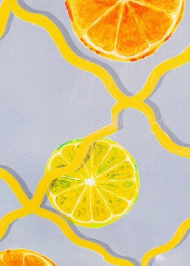 Wylder Citrus Blue Trellis Printed Outdoor Outdoor Cushion