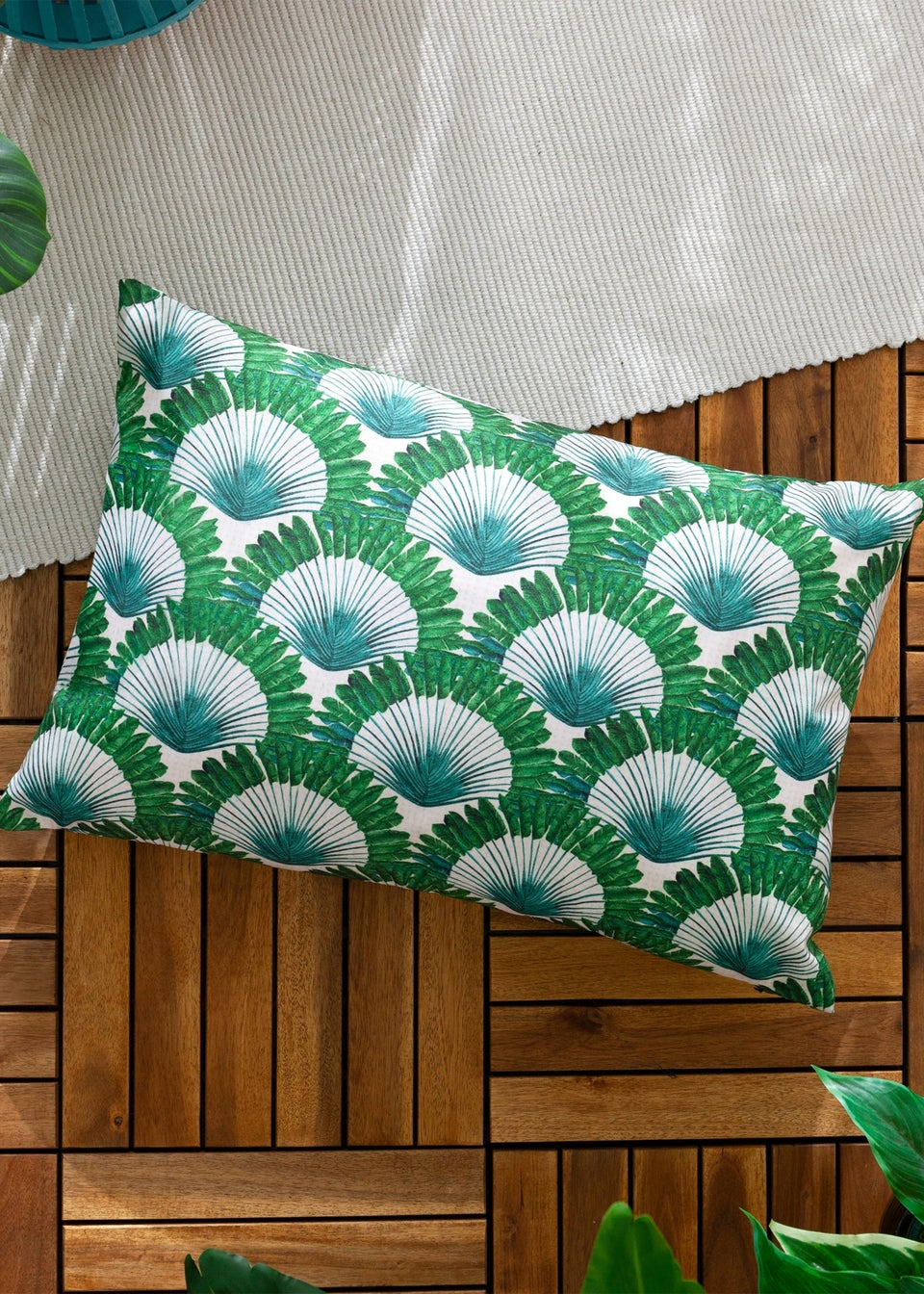 furn. Green Dellacorte Printed Outdoor Outdoor Cushion
