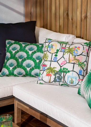 furn. Green Dellacorte Printed Outdoor Outdoor Cushion