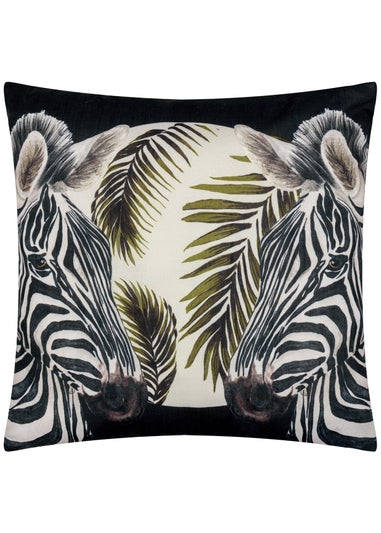 Paoletti Leopardis Zebra Woven Outdoor Cushion