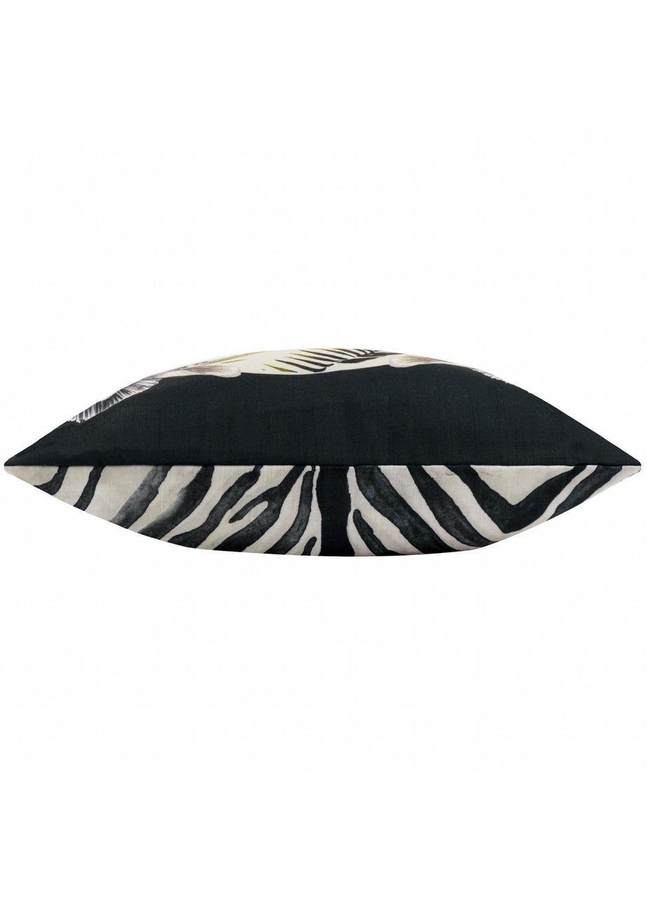 Paoletti Leopardis Zebra Woven Outdoor Cushion