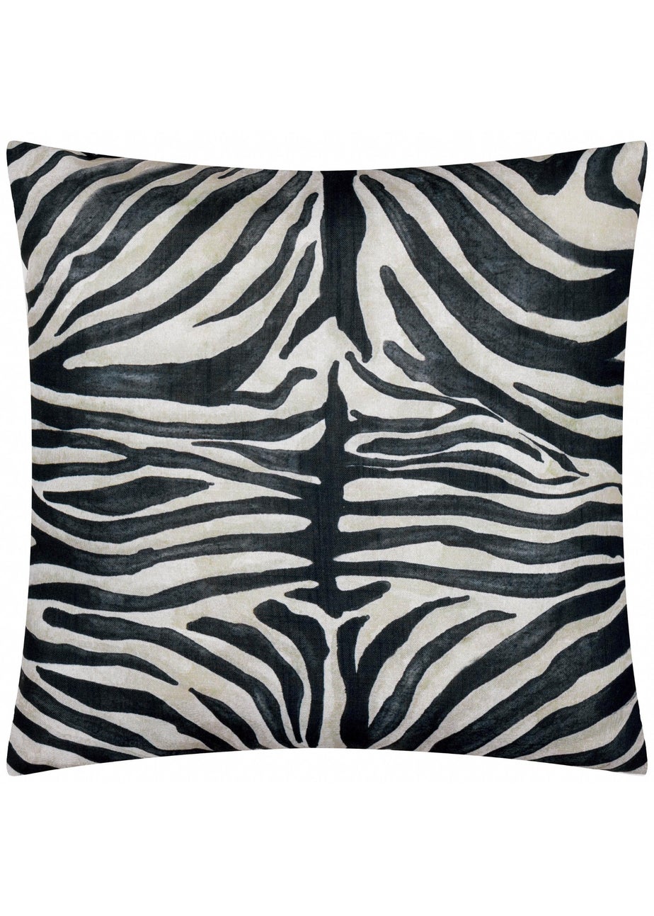 Paoletti Leopardis Zebra Woven Outdoor Cushion