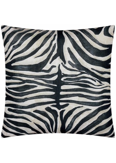 Paoletti Leopardis Zebra Woven Outdoor Cushion