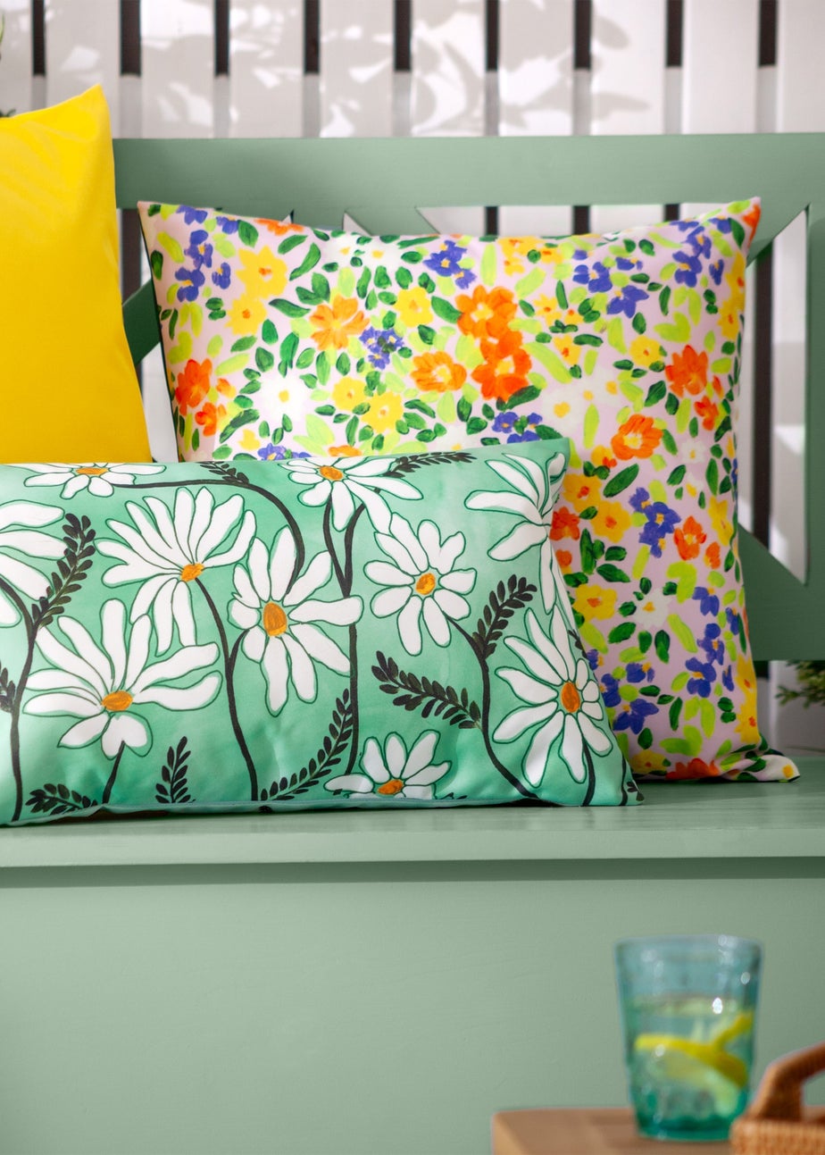 Wylder Nature Confetti Floral Printed Outdoor Outdoor Cushion