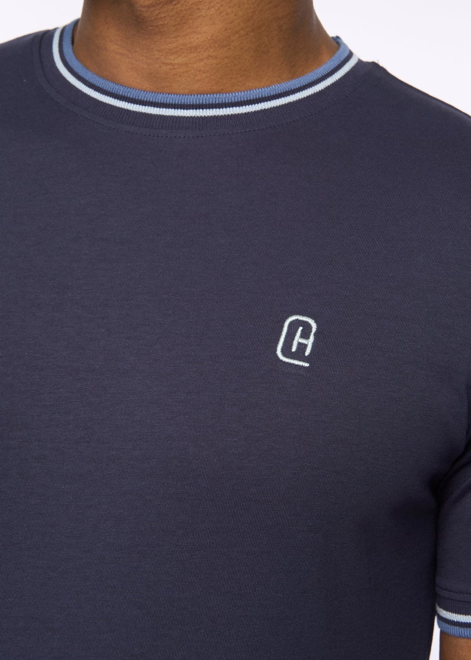 Crosshatch Navy Shellworth T-Shirt