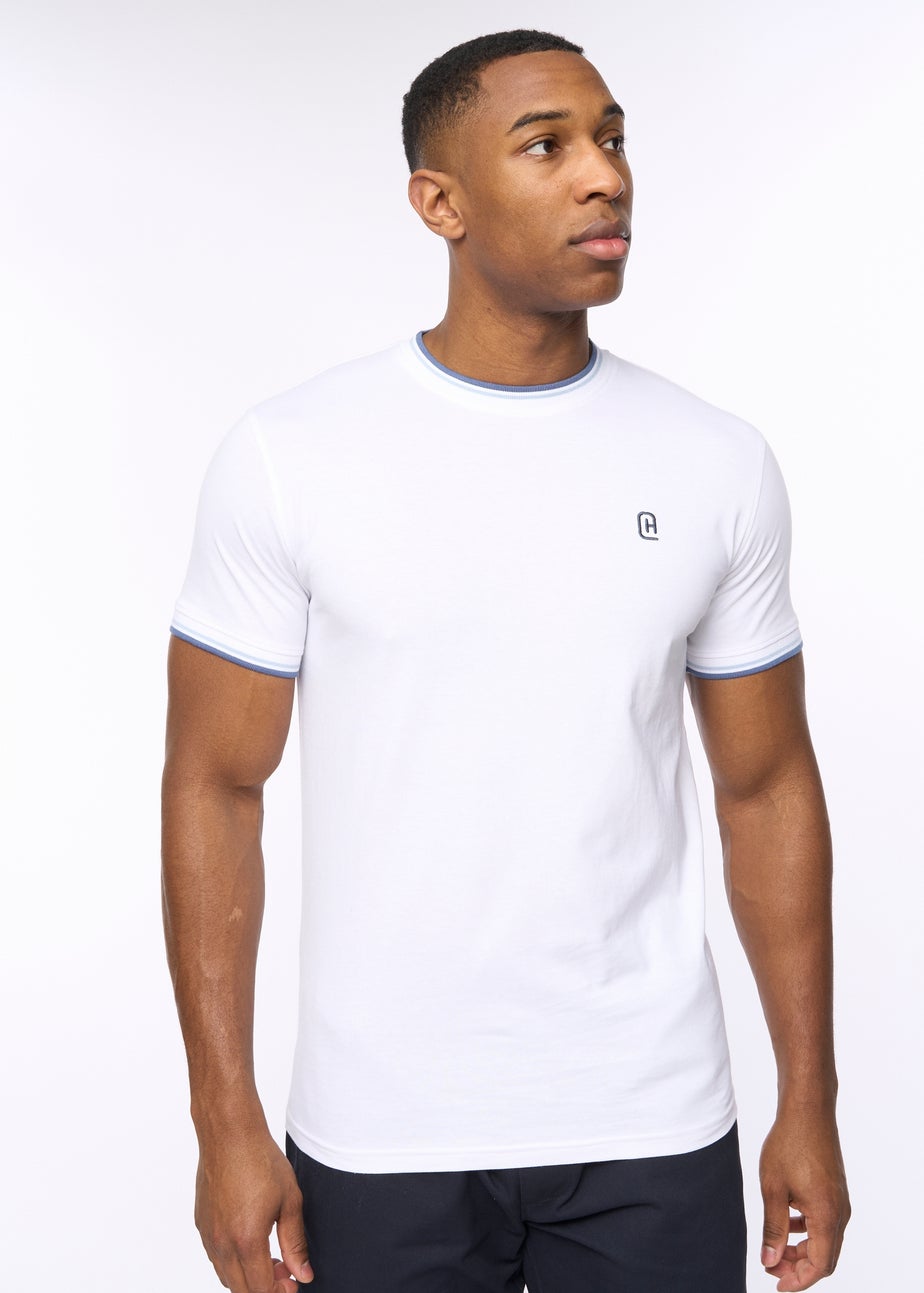 Crosshatch White Shellworth T-Shirt