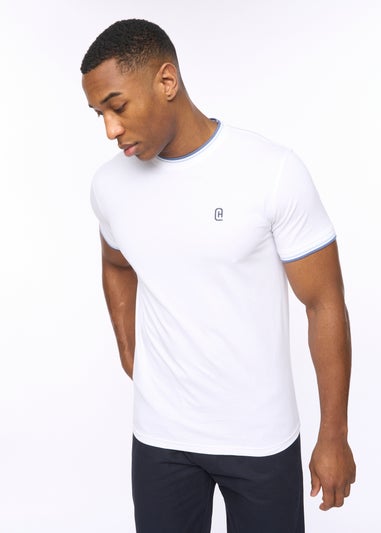 Crosshatch White Shellworth T-Shirt