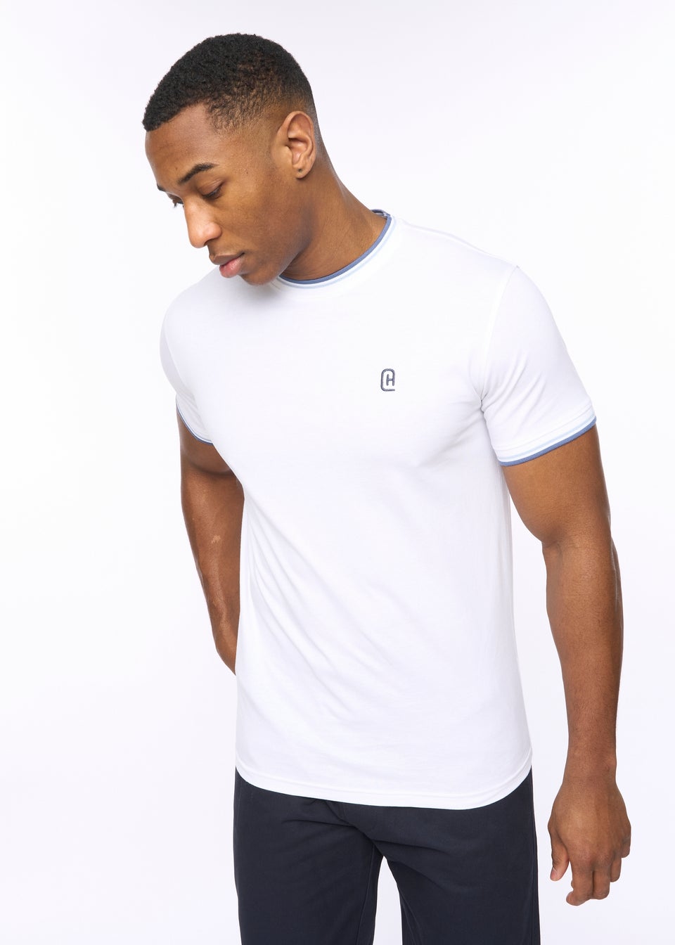 Crosshatch White Shellworth T-Shirt