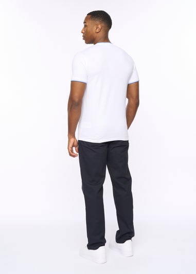 Crosshatch White Shellworth T-Shirt