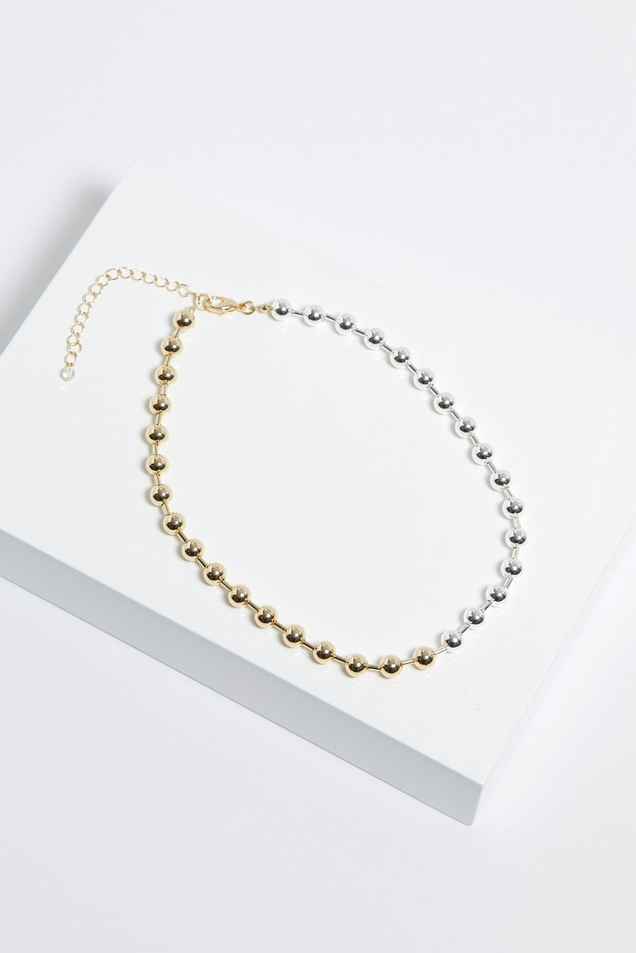 Mood Two Tone Ball Chain Allway Necklace