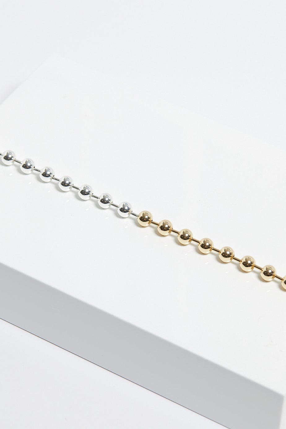 Mood Two Tone Ball Chain Allway Necklace