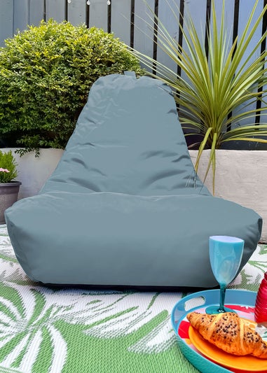 rucomfy Indoor/Outdoor Lounge Chair Seafoam Blue Beanbag