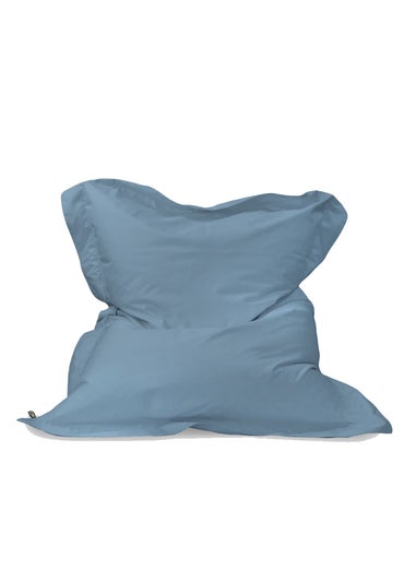 rucomfy Indoor/Outdoor Giant Squashy Squarbie Seafoam Blue Beanbag