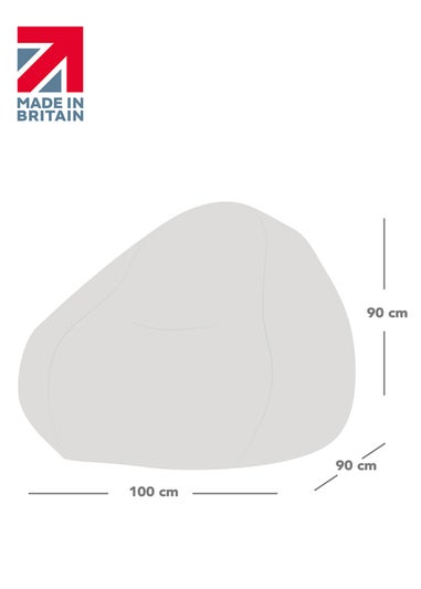 rucomfy Indoor/Outdoor Slouchbag Seafoam Blue Beanbag