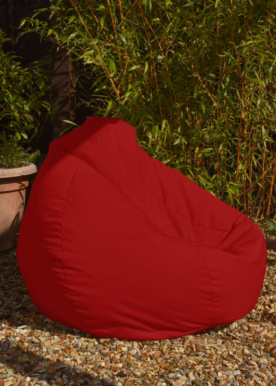 rucomfy Indoor/Outdoor Slouchbag Red Beanbag