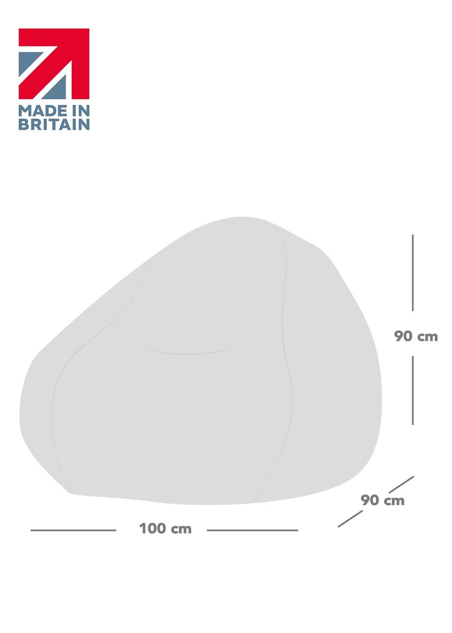 rucomfy Indoor/Outdoor Slouchbag Red Beanbag