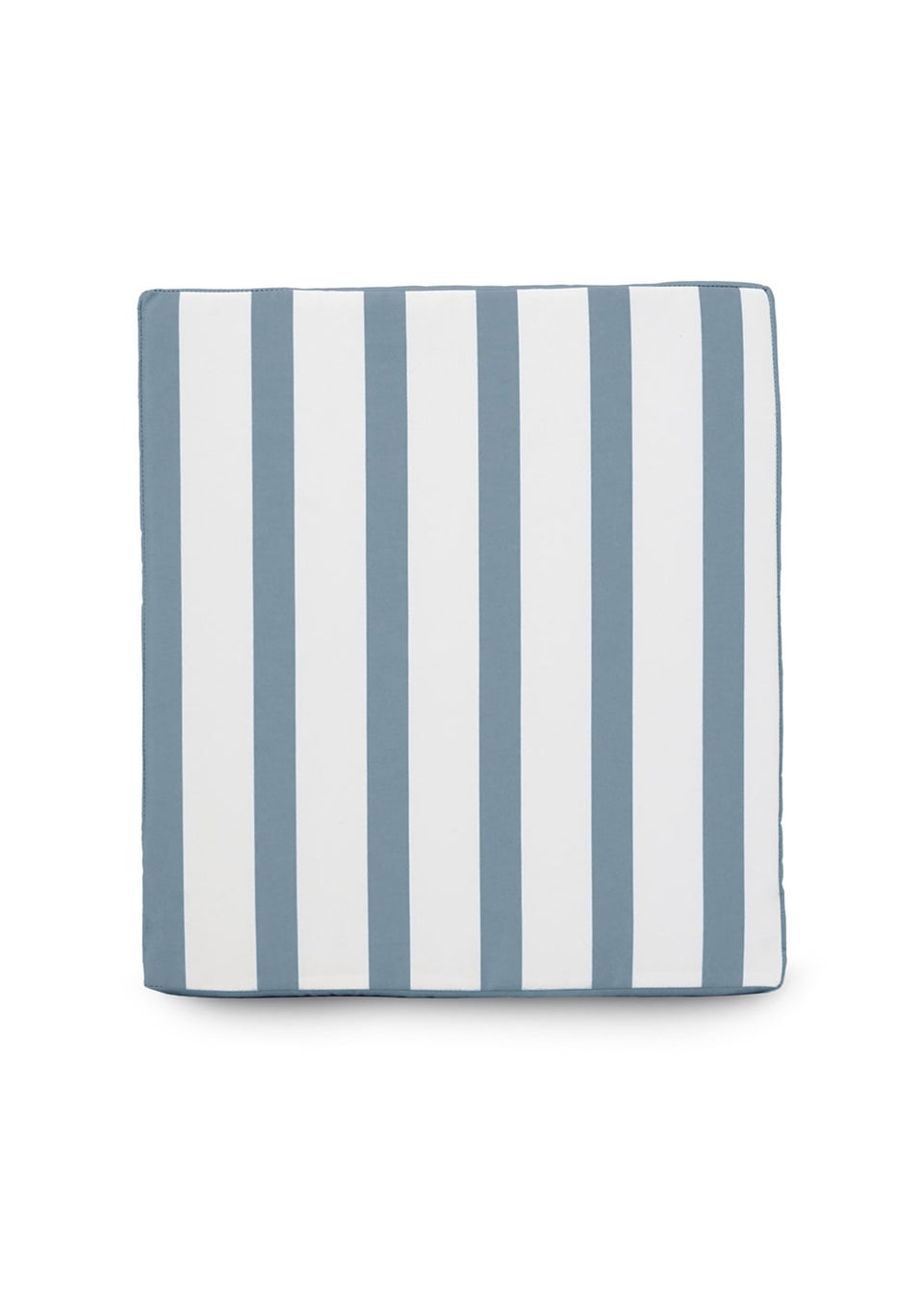 rucomfy Indoor/Outdoor Striped Single Bench Seafoam Blue Seatpad