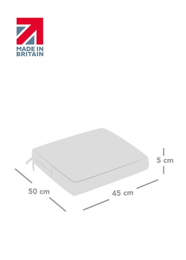 rucomfy Indoor/Outdoor Striped Single Bench Olive Green Seatpad