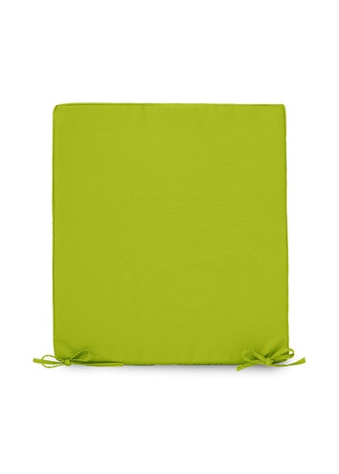 rucomfy Indoor/Outdoor Striped Single Bench Olive Green Seatpad