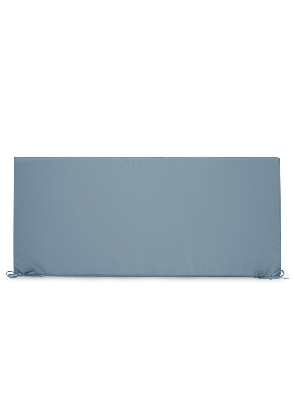 rucomfy Indoor/Outdoor Striped Double Bench Seafoam Blue Seatpad