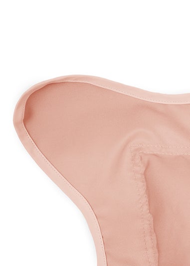 rucomfy Indoor/Outdoor Giant Scalloped Squashy Squarbie Dusky Pink Beanbag