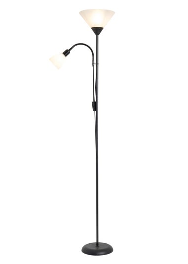 BHS Lighting Mary Mother & Child Floor Lamp Black (170cm x 25cm)