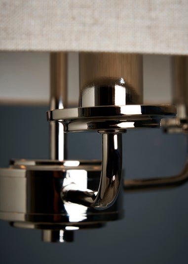 BHS Lighting Harley Ceiling 3 Light Chrome (40-120cm x 45cm)