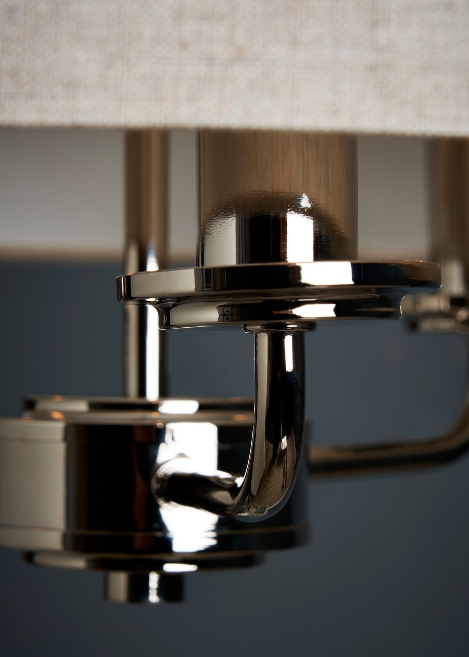 BHS Lighting Harley Ceiling 3 Light Chrome (40-120cm x 45cm)