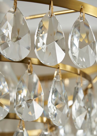 BHS Lighting Elianis Easyfit Brass (21cm x 30cm)