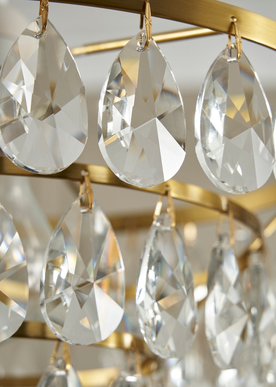 BHS Lighting Elianis Easyfit Brass (21cm x 30cm)