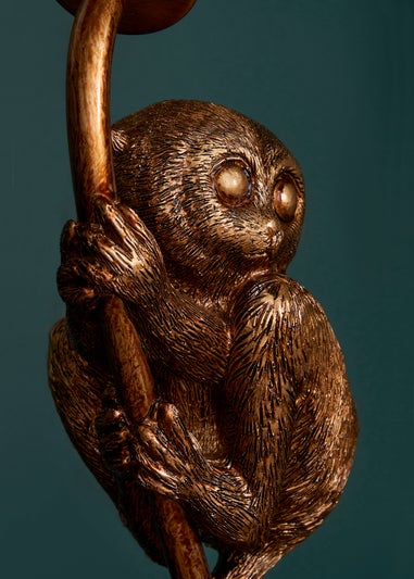 BHS Lighting Tree Tarsier Bronze Table Lamp (33cm x 12cm)