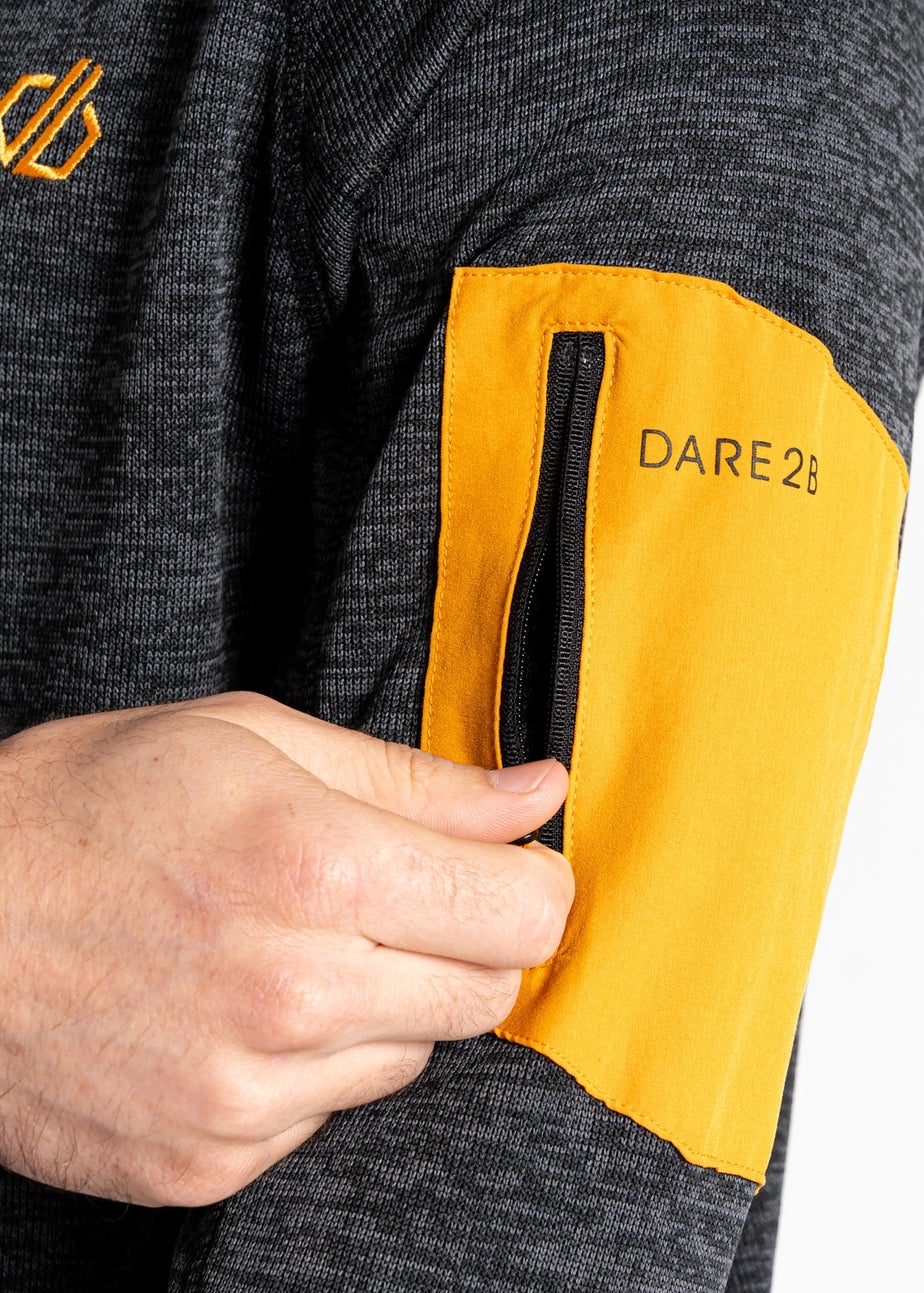 Dare2b Black/Orange Sun Torrek Breathable Fleece