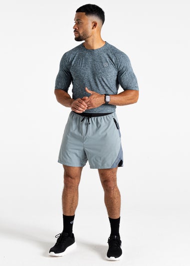Dare2b Grey/Blue Stormy Ultimate Lightweight Shorts