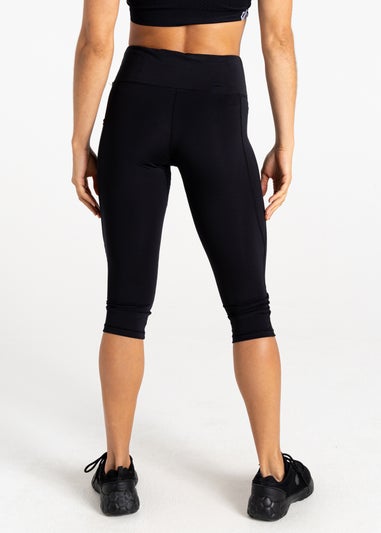 Dare2b Black Influential II Quick Dry 3/4 Leggings