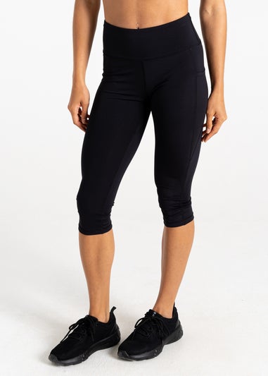 Dare2b Black Influential II Quick Dry 3/4 Leggings