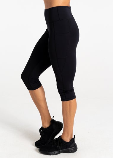 Dare2b Black Influential II Quick Dry 3/4 Leggings