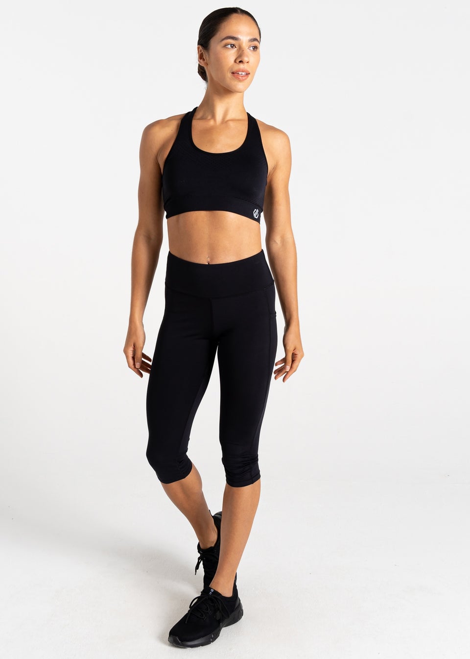 Dare2b Black Influential II Quick Dry 3/4 Leggings