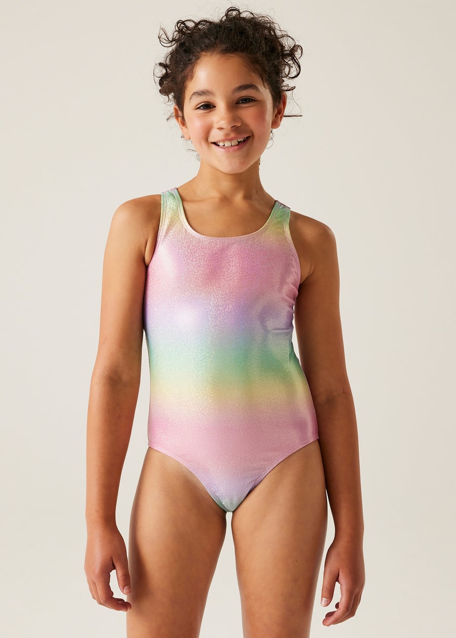 Regatta Mermaid Shimmer Kids Katrisse Swimsuit (3- 16 Yrs) Matalan