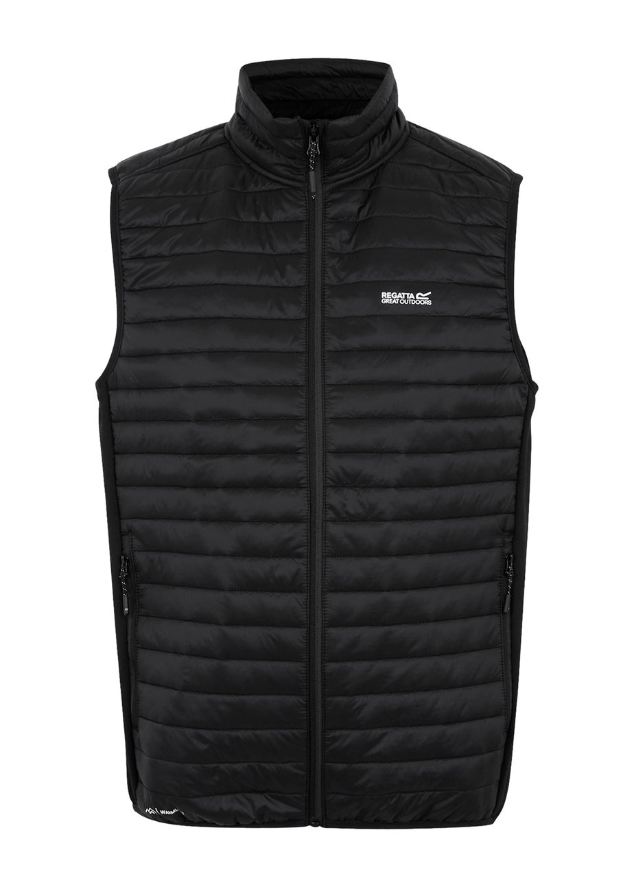 Regatta Black Andreson Hybrid Water-Repellent, Lightweight Bodywarmer