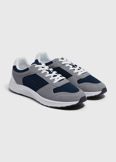 Grey Smart Chunky Trainers