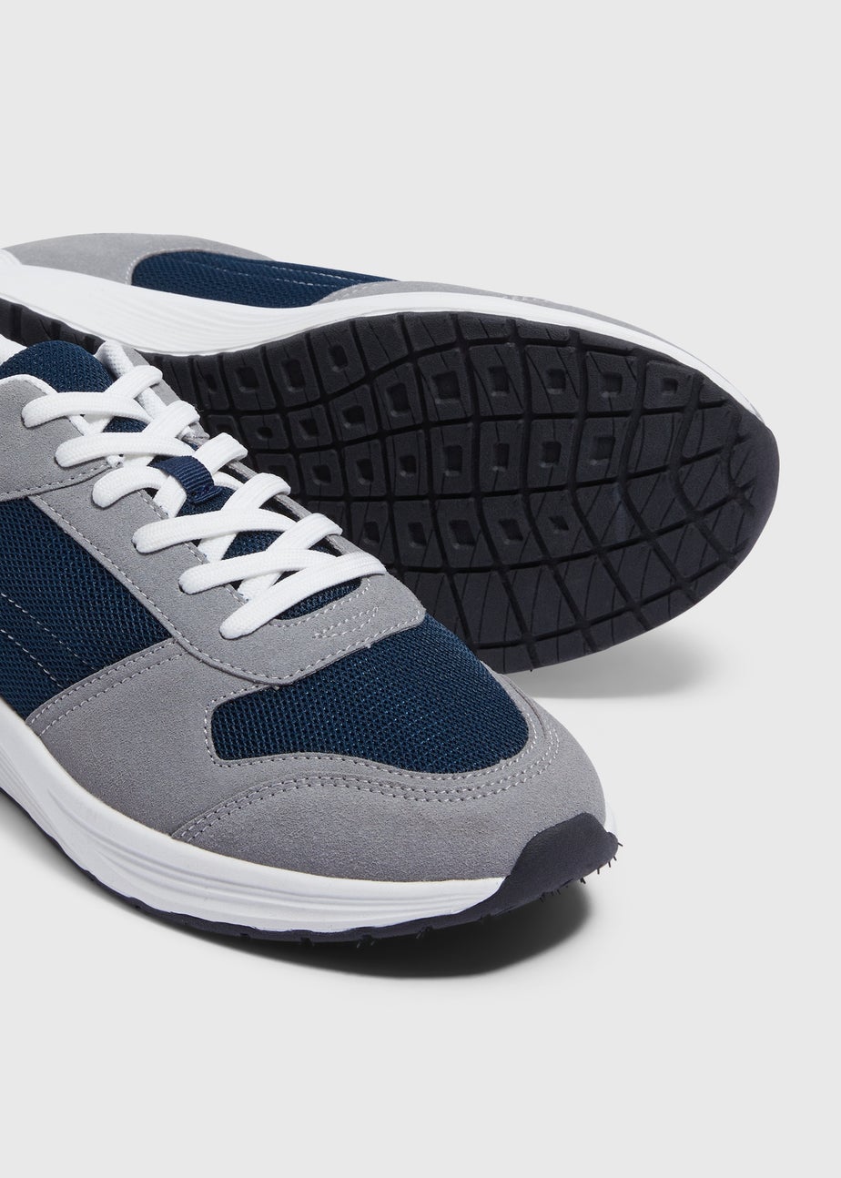 Grey Smart Chunky Trainers