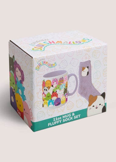 Squishmallows Fluffy Sock & Mug Set