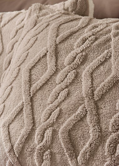 Natural Cable Knit Duvet Set