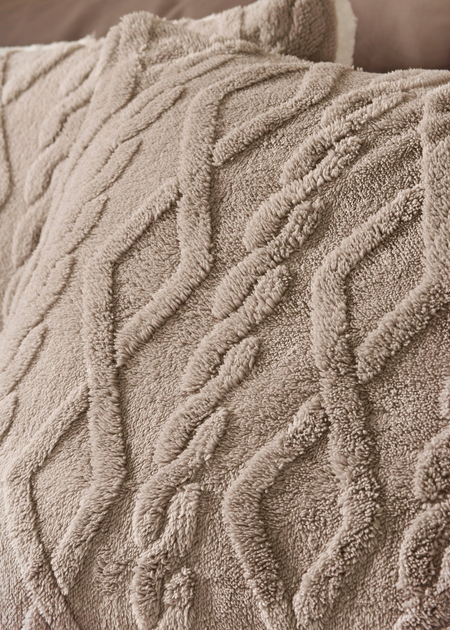 Natural Cable Knit Duvet Set