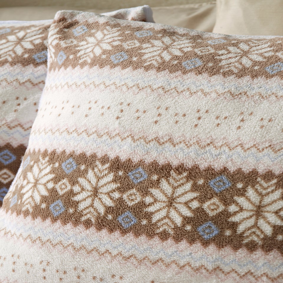 Neutral Fairisle Duvet Set