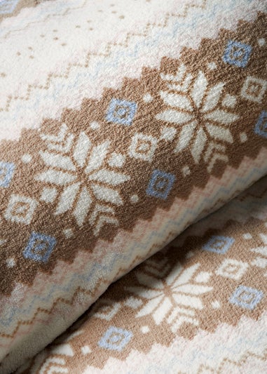 Neutral Fairisle Duvet Set