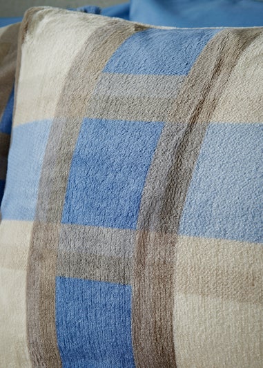 Blue Check Cosy Duvet Set