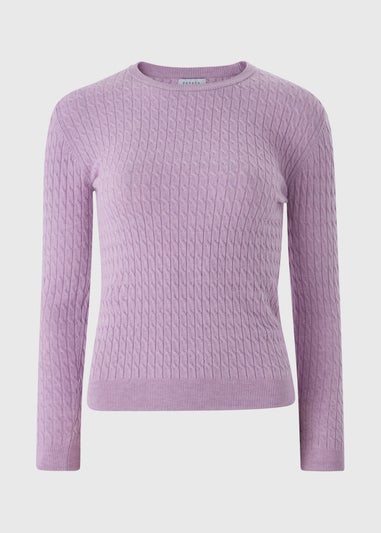 Lilac Baby Cable Jumper