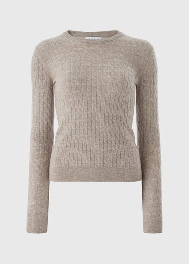 Mocha Babycable Jumper