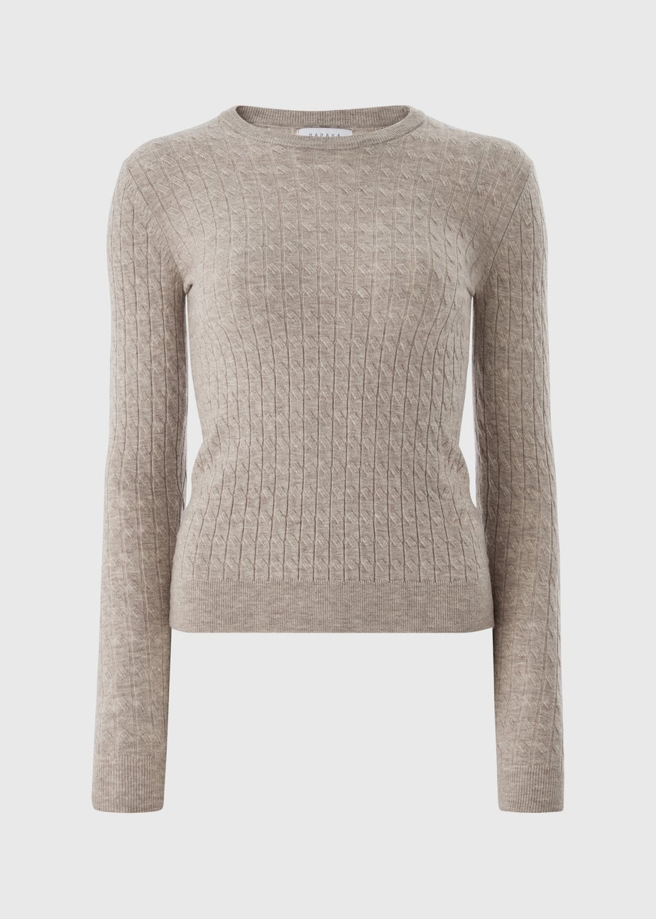 Mocha Babycable Jumper